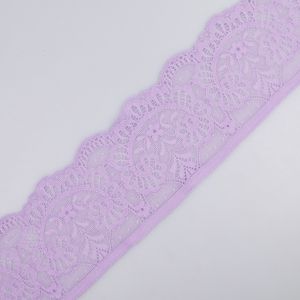 Elastīgas mežģīnes D7  / 7 cm Ceriņu zieds