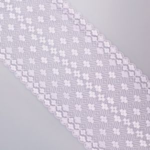 Elastīgas mežģīnes D10  / 17 cm Gaiši violets