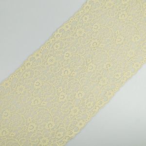 Elastīgas mežģīnes D13  / 21 cm Gaiši zaļš