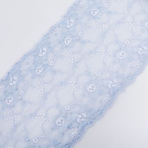 Elastīgas mežģīnes D21 / Zilgani pelēks 20cm