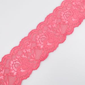Elastīgas mežģīnes D31 / fuksia 7cm