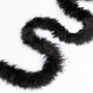 Lente izgatavota no spalvām / Melns