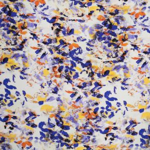  Krāsains viskozes audums Abstract