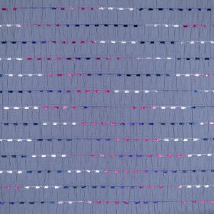 Kokvilnas krokotais audums / džinsa zils