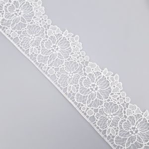 Gipīras mežģīnes 65 mm / Balts