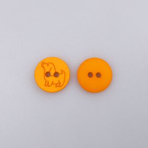 Plastmasas poga Suns / Oranži