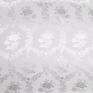 Poliestera oderaudums Raso Poly Jacquard / Balts