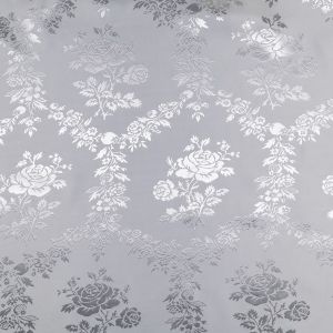 Poliestera oderaudums Raso Poly Jacquard / Sudraba