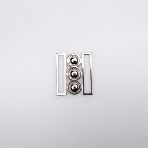 Elastīgās jostas sprādze 38 mm / Sudraba