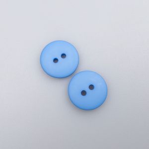 Vienkārša poga 18 mm / 108 Zils
