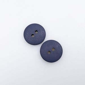 Vienkārša poga 18 mm / 25 Tumši zils