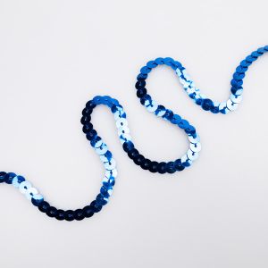 Lente ar fliteriem 10 mm / Zils