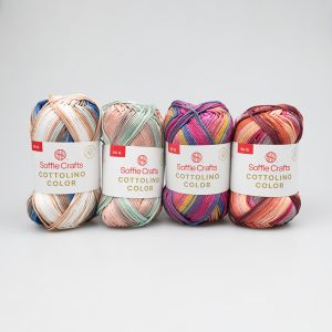 Dzija Soffie Crafts Cottolino Color 50 g / Dažadi toni