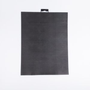 Plastmasas kanva 1 mm, 21x28 cm, Melns