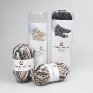 Zeķu dzijas komplekts Etrofil Magic Socks 2 × 50 g / Dažādi toņi
