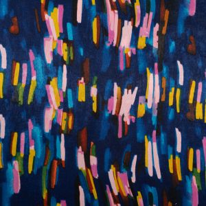 Samtains mākslīgais zīds / Abstract Indigo
