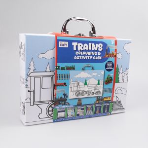 Bērnu aktivitāšu komplekts vilciena koferītī / Train Activity Case