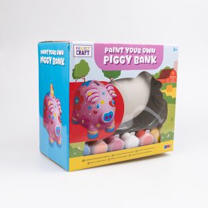 Bērnu krājkasītes apgleznošanas komplekts / Paint Piggy Bank Multi