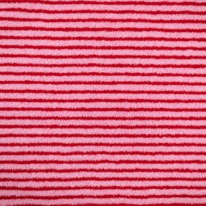 Mākslīgā kažokāda ar īsu plūksnu Striped / 2 Rozā