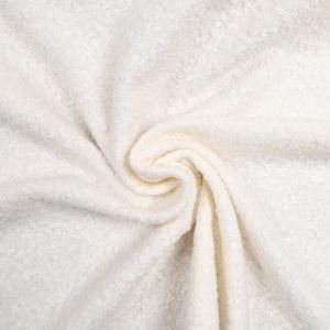 Mēteļu audums Boucle / Krema