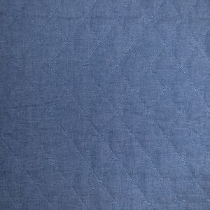Stepēts džinsa audums Bows / 1 Medium Blue