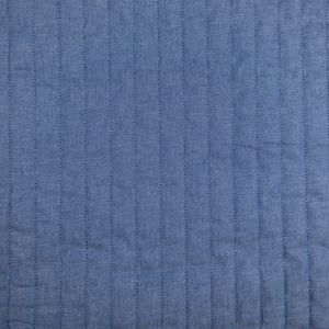 Stepēts džinsa audums Striped / 2 Medium Blue