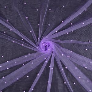 Tills ar pērlīšu izšuvumu / Gaiši violets