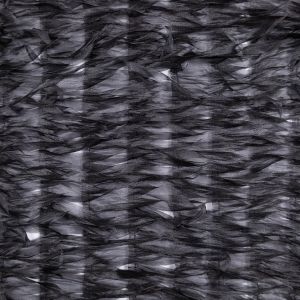 Šifona audums Feather / 16 Melns