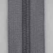 5 mm apakšā vaļējs spirāles rāvējslēdzējs ar vienu ķepiņu 85 cm / Pelēks 317
