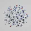 Pielīmējamā pārvietojamā acs / 7 mm sarkana