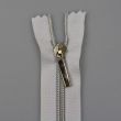 5 mm spirāles rāvējslēdzējs ar vienu ķepiņu Balti sudrabains  / 16 cm neatverams rāvējslēdzējs