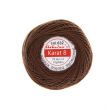Tamborēšanas diegs Karat / 14001-632 Tumši brūns