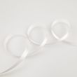 Vienpusējs atlasa lente 10 mm / balts 101