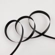 Vienpusējs atlasa lente 10 mm / melns 332