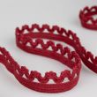 Zigzaga gumija 16 mm / bordo