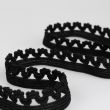 Zigzaga gumija 16 mm / melns