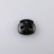Stoperis ar diviem caurumiem 15x15mm / Melns 332