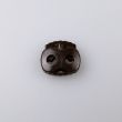 Stoperis ar diviem caurumiem 15x15mm / Brūns 304