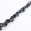 Zigzag Lente ar fliteriem 10 mm / Melns