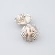 Metāla poga ar kājiņu 12 mm / Sudraba