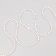 Pērļu virtene Eleganza pearls 4 mm / Balts