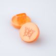 Poga 11 mm / Tauriņš / Oranži