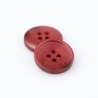 Viegla apaļa poga ar četriem caurumiem / 20 mm / Bordo