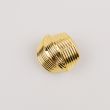 Metala poga ar apmalēm 23 mm / Shank button, Gold