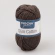 Kokvilnas dzija Mocha Yarn Slim Cotton 50 g / 11 D.Brown