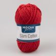 Kokvilnas dzija Mocha Yarn Slim Cotton 50 g / 031 Red