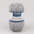 Kokvilnas dzija Mocha Yarn Slim Cotton 50 g / 05 L.Grey