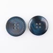 Vienkārša poga ar spīdīgiem punktiem 23 mm / 7081 Tumši zils