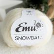 Dzija Emu Snowball DK 100 g / Snowdrop 001