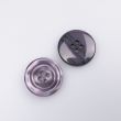 Vienkārša poga ar apmalēm 23 mm / Pelēks
